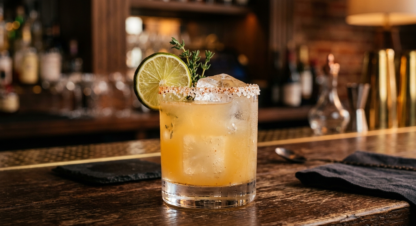 Mezcal Margarita cocktail