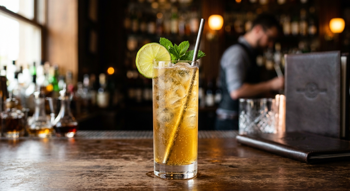 Mamie Taylor cocktail
