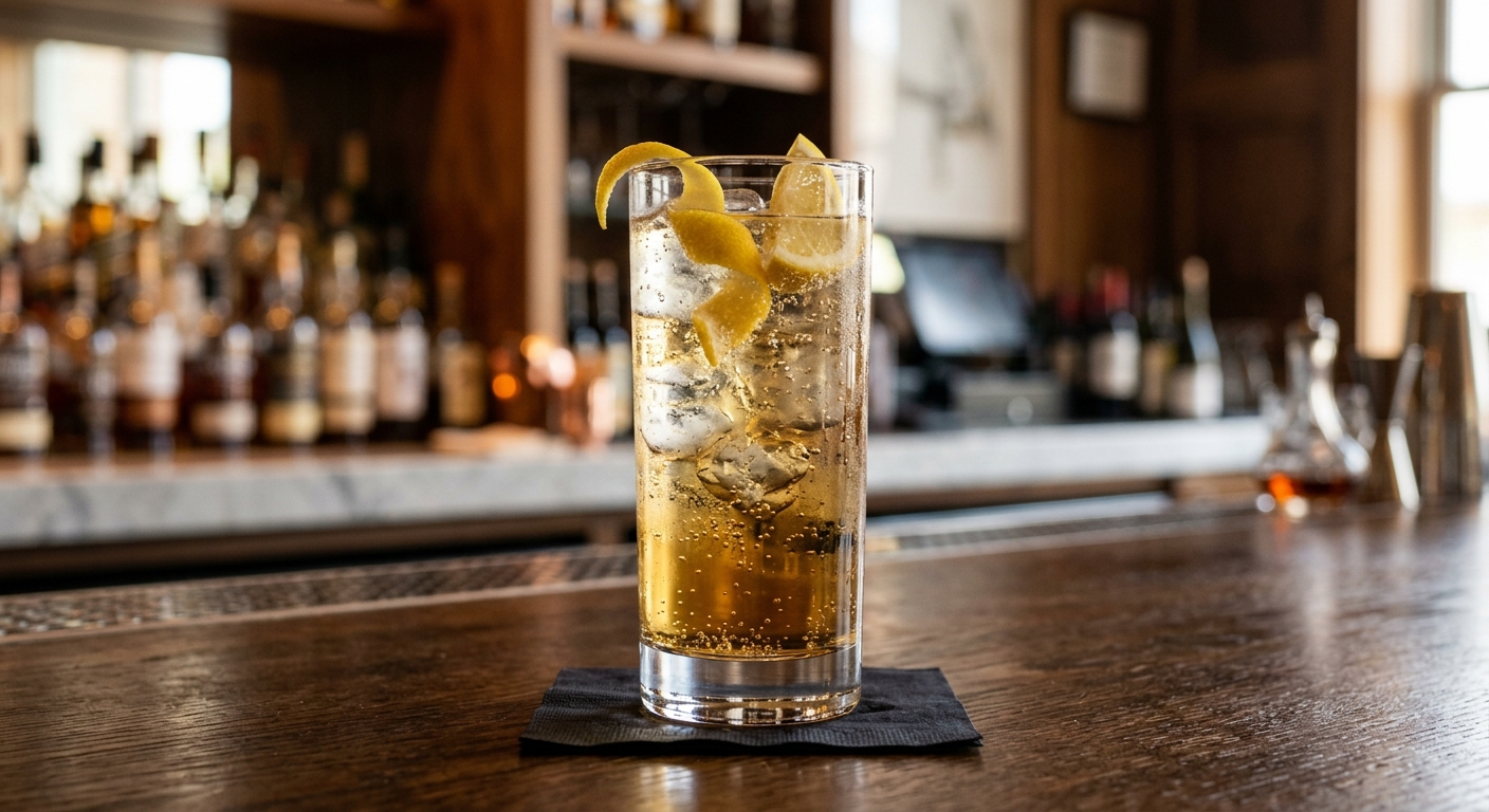 Whiskey Highball cocktail