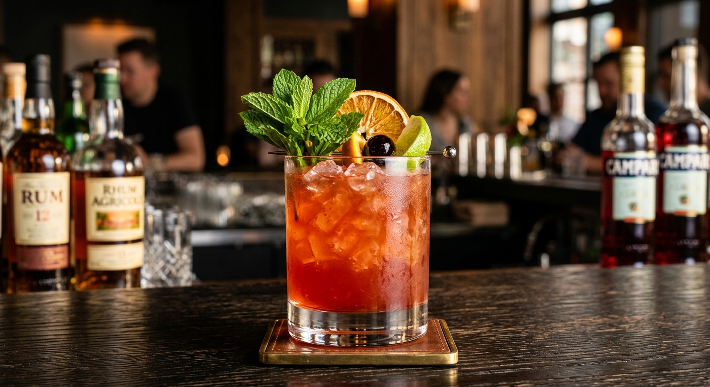 Bitter Mai Tai cocktail