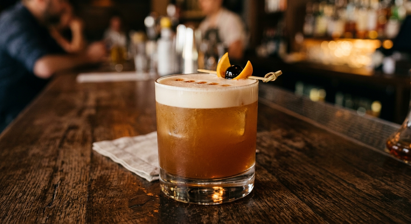Boston Sour cocktail