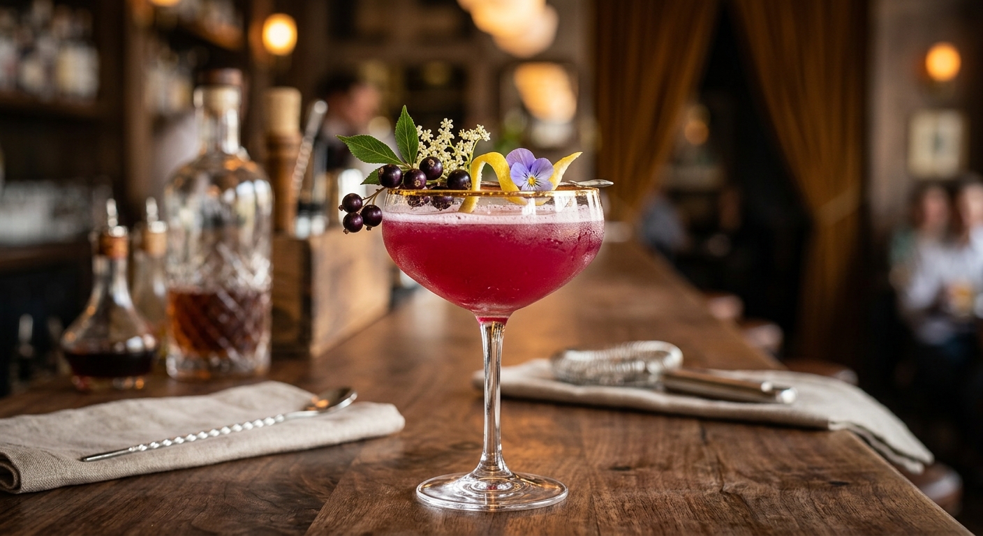 Forest Bloom cocktail