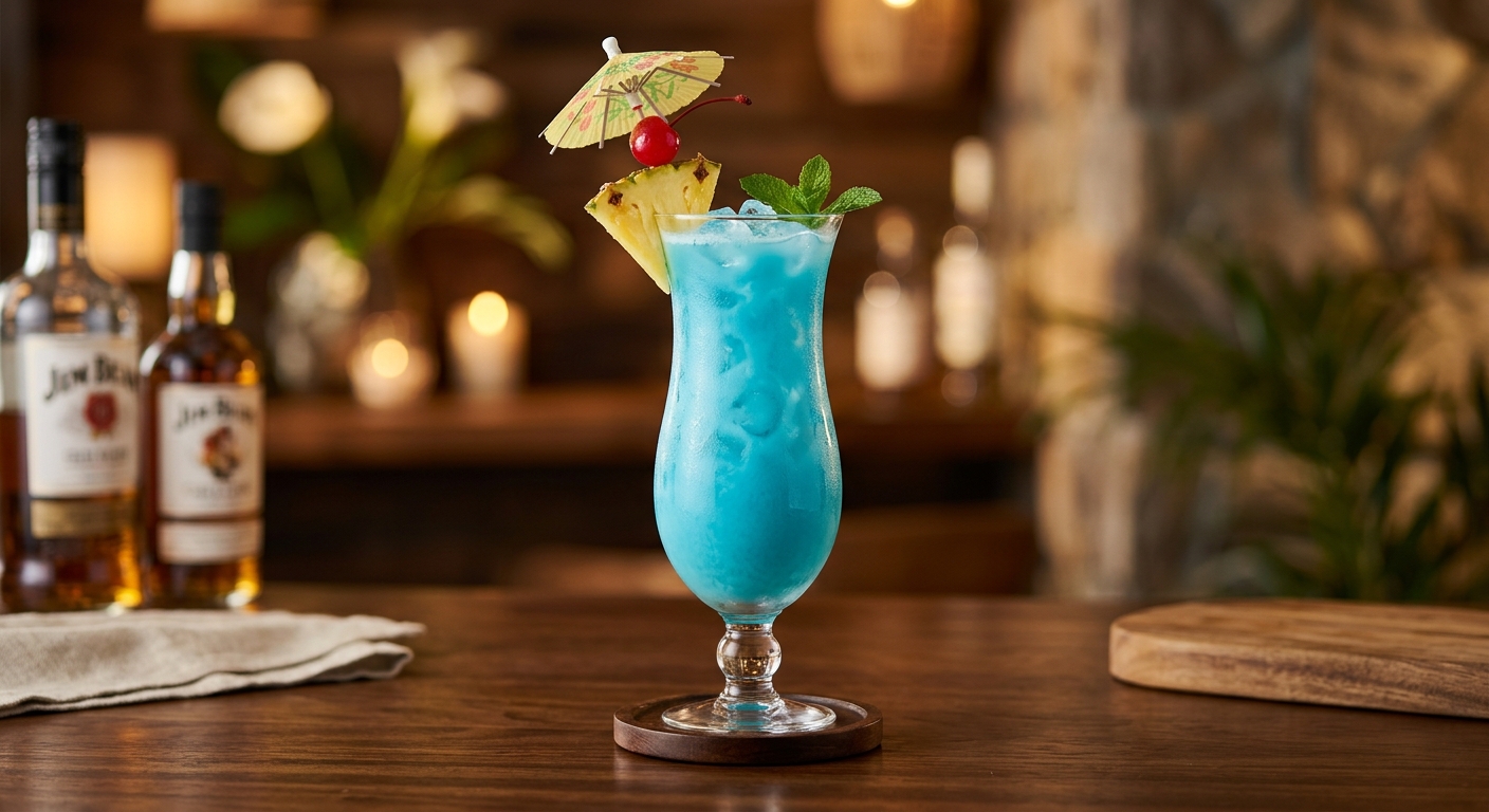 Blue Hawaiian cocktail