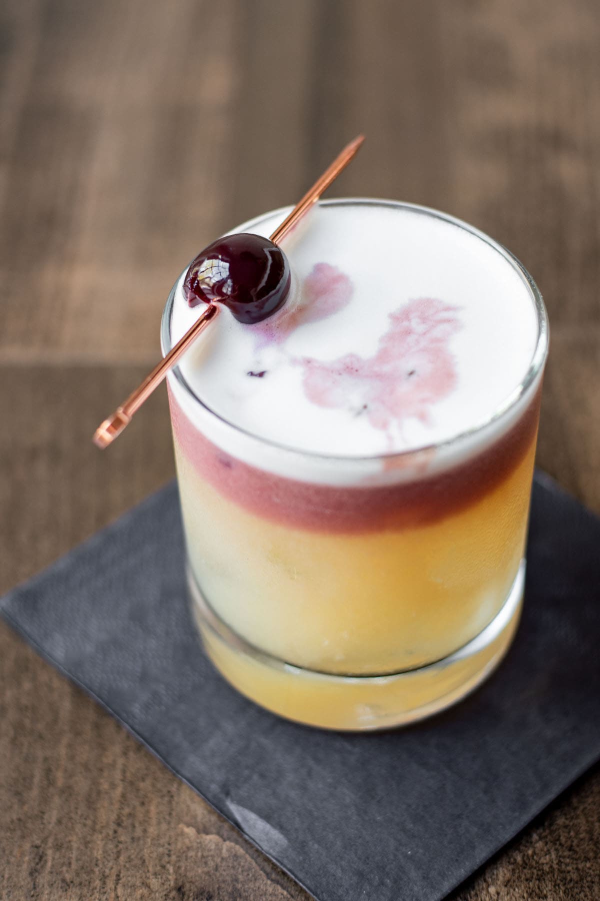 New York Sour cocktail