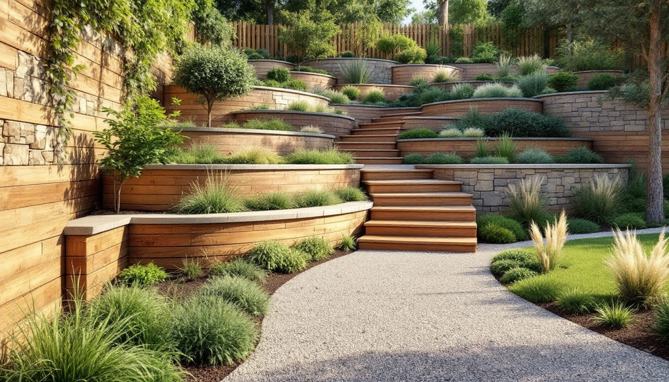 7 Ways to Landscape a Sloped Backyard, Compared: Terraces, Berms, Retaining Walls & More
