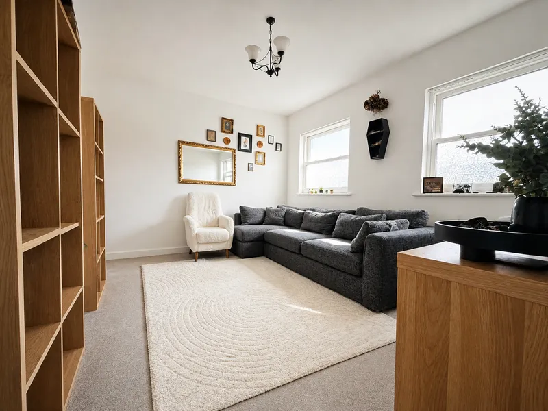 Spacious One-Bedroom, Top Floor Apartment in St Helier with Option to Purchase Parking! — main photograph
