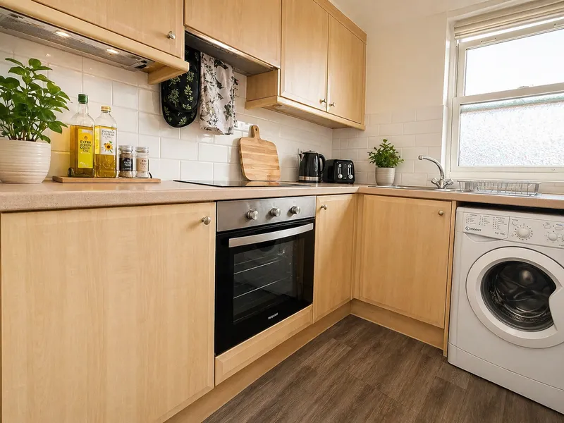 Spacious One-Bedroom, Top Floor Apartment in St Helier with Option to Purchase Parking! — photograph 2