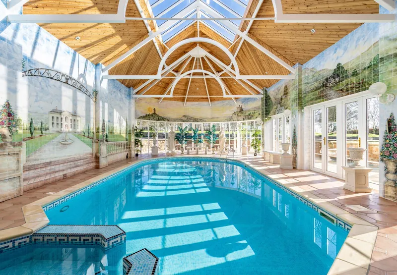 Substantial home with indoor pool — photograph 8