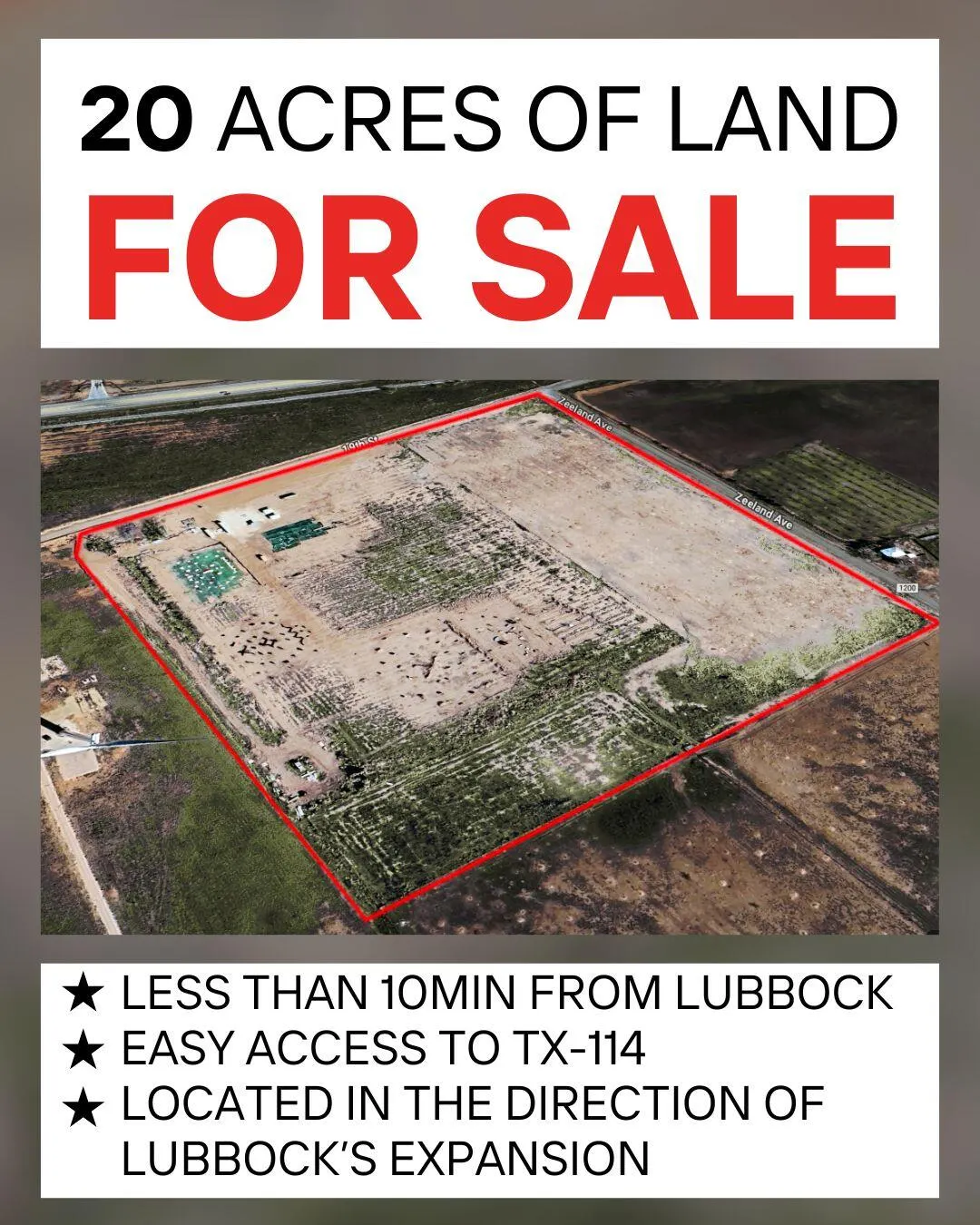 Front exterior — 10325 County Road 6700, Lubbock, TX 79407