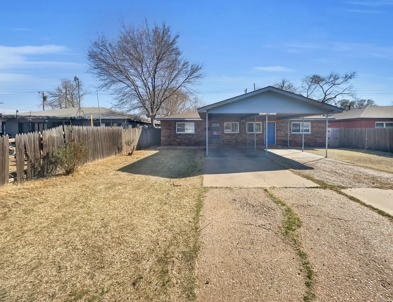 Front exterior — 2107 35th Street A, Lubbock, TX 79412