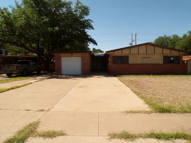 Front exterior — 2829 66th Street, Lubbock, TX 79413