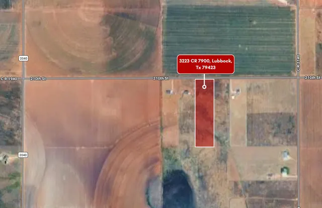 Front exterior — 3223 County Road 7900, Lubbock, TX 79423