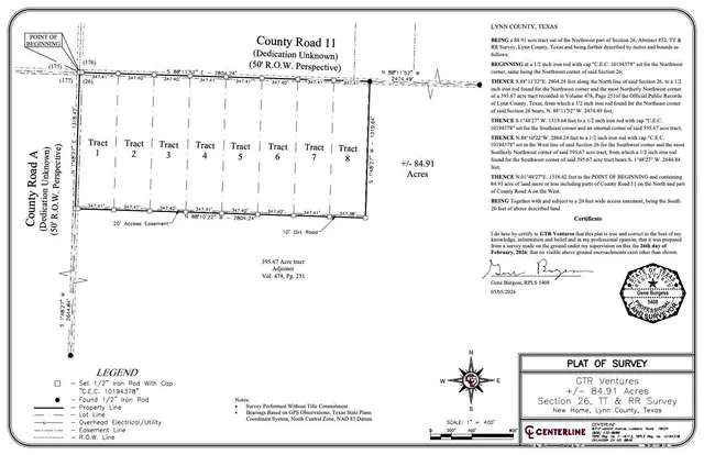 Front exterior — TRACT 5 COUNTY ROAD 11 Street, Tahoka, TX 79373