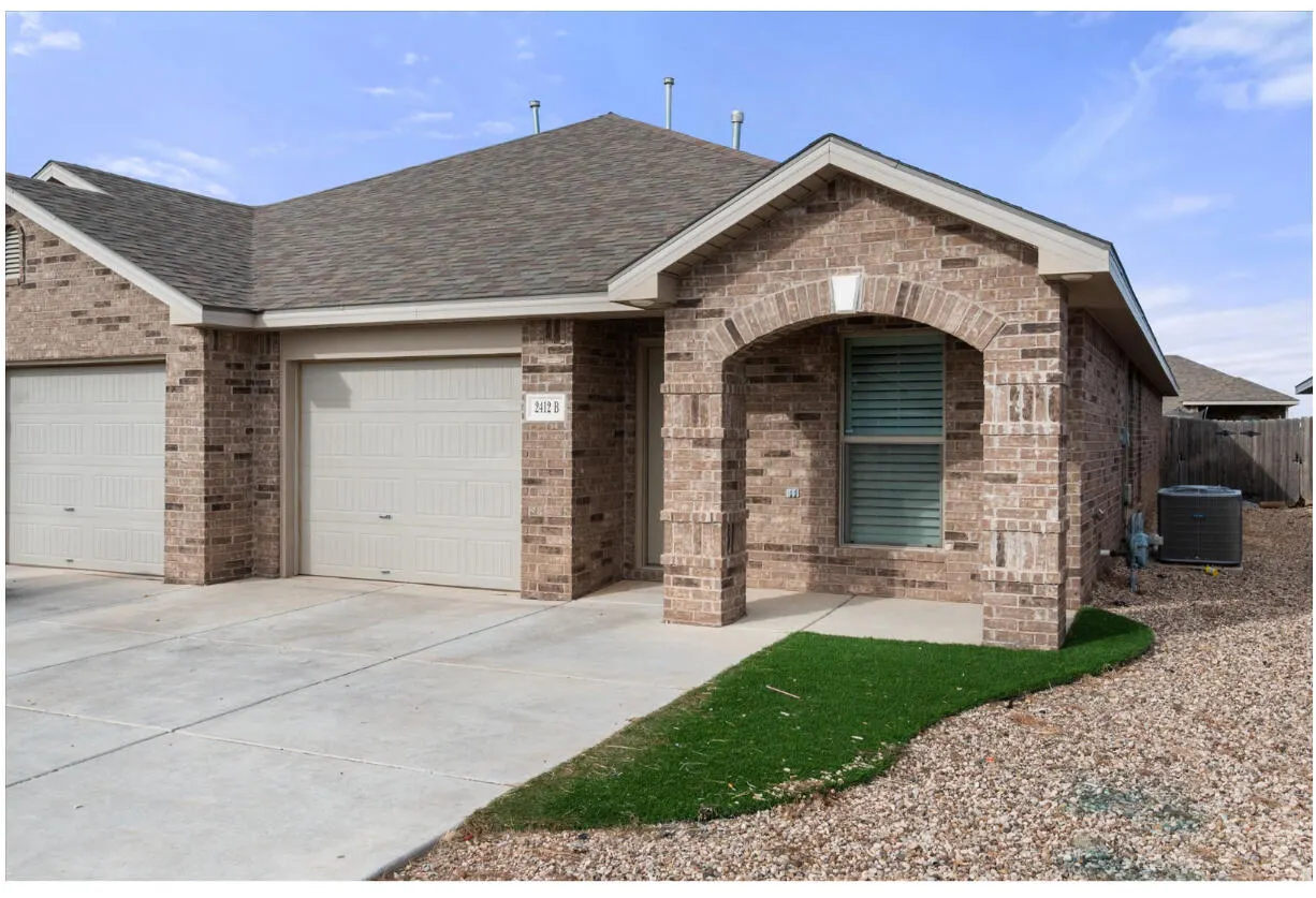 Front exterior — 14408 Avenue X # 1-2, Lubbock, TX 79423
