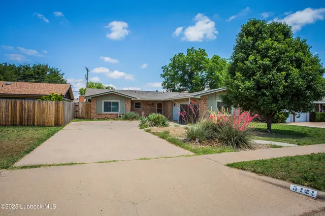 Front exterior — 5424 31st Street, Lubbock, TX 79407