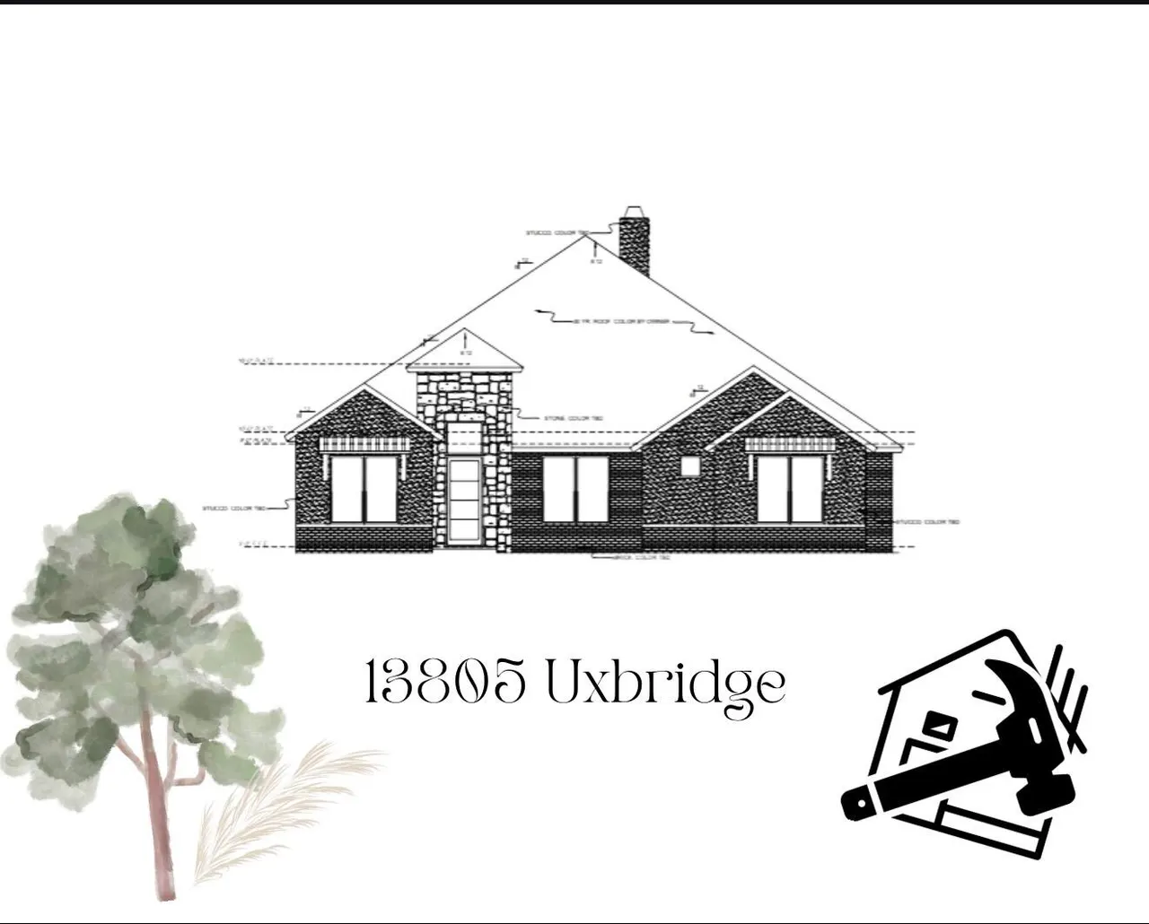 Front exterior — 13805 Uxbridge Avenue, Lubbock, TX 79424