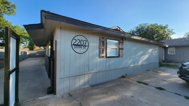 Front exterior — 2207 15th Street A, Lubbock, TX 79401