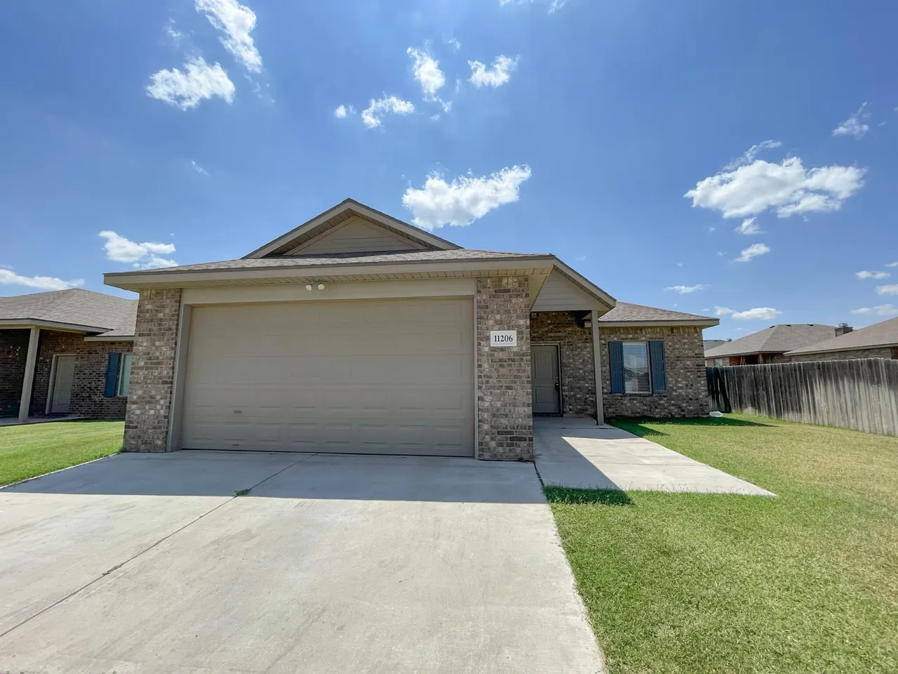 Front exterior — 11206 Akron Avenue, Lubbock, TX 79423