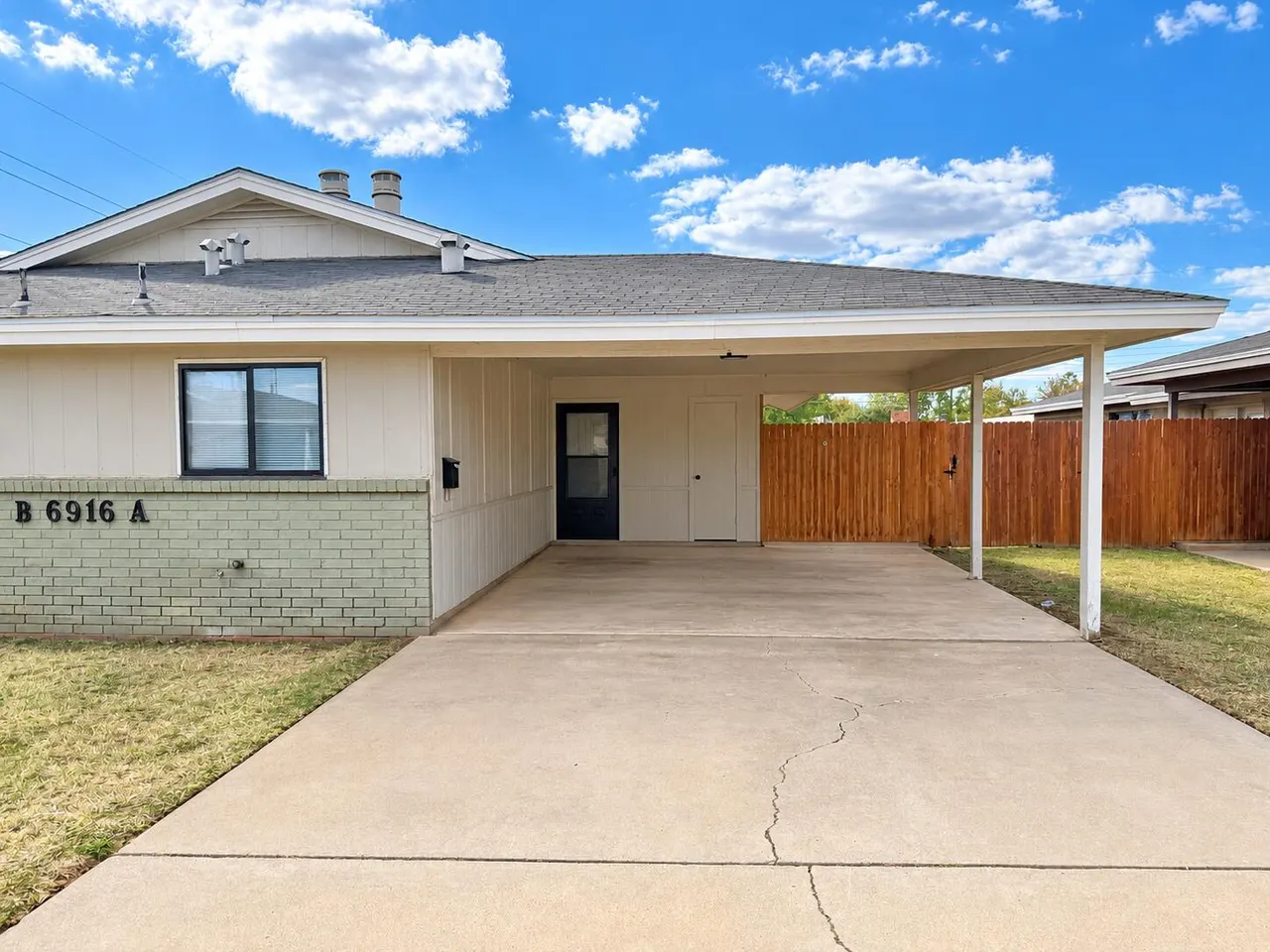 Front exterior — 6916 Fremont Avenue A, Lubbock, TX 79413