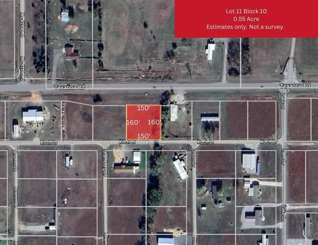 Front exterior — Texanna Road, Eufaula, OK 74432