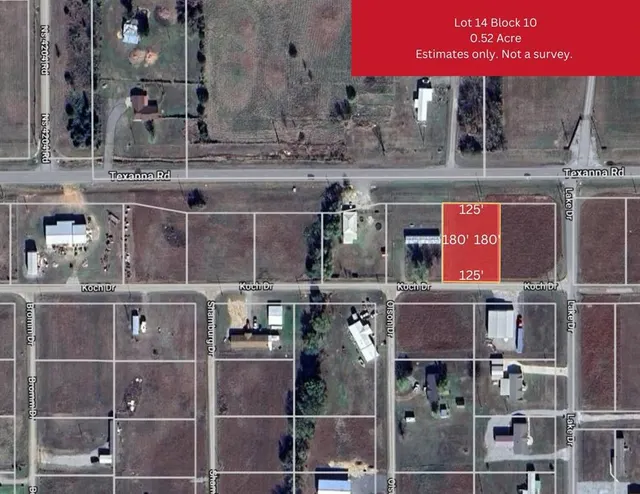 Front exterior — Texanna Road, Eufaula, OK 74432