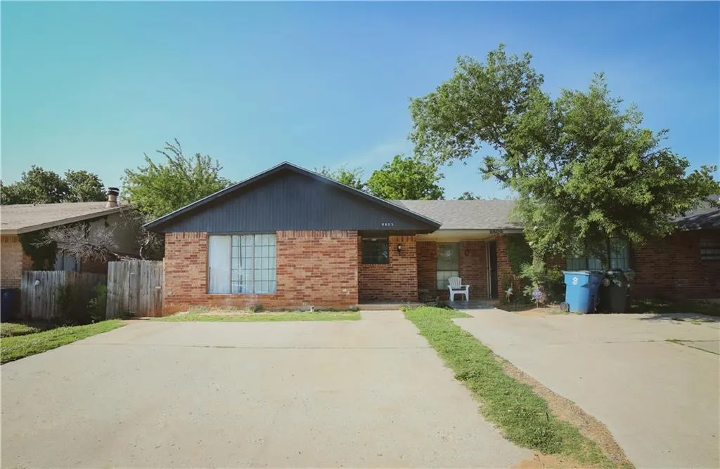 Front exterior — 8805 Saint George Way, Oklahoma City, OK 73110