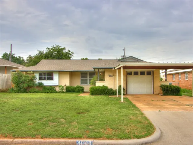 Front exterior — 4808 Trapp Drive, Del City, OK 73115