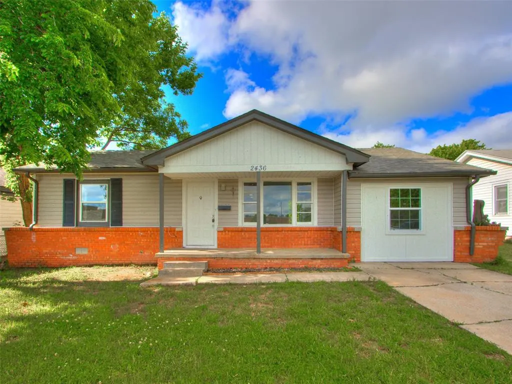 Front exterior — 2436 SW 53rd Street, Oklahoma City, OK 73119