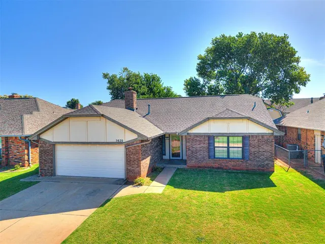 Front exterior — 5620 Lanceshire Lane, Oklahoma City, OK 73135