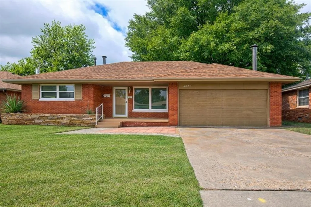 Front exterior — 4809 N Pate Avenue, Oklahoma City, OK 73112