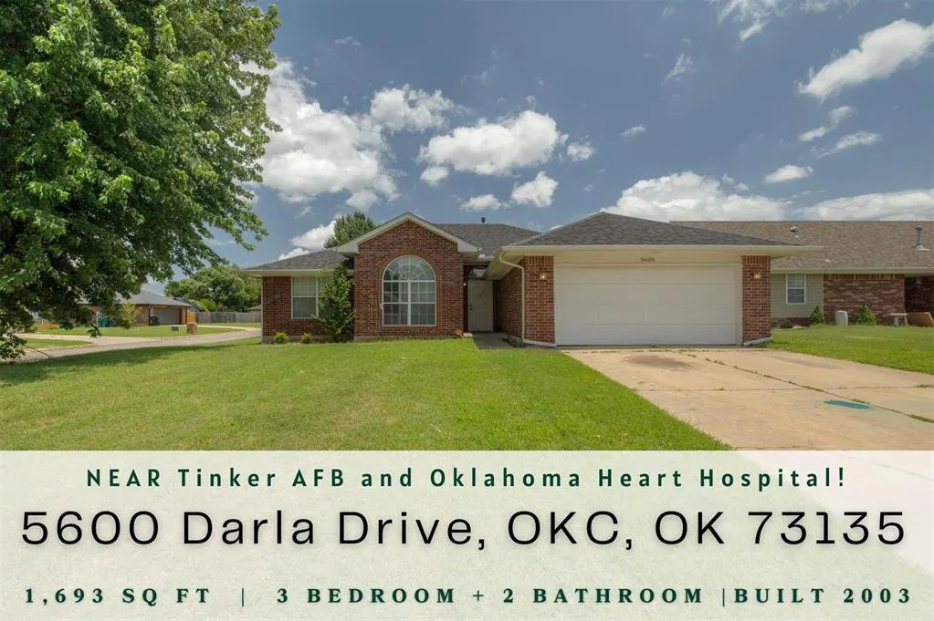 Front exterior — 5600 Darla Drive, Oklahoma City, OK 73135