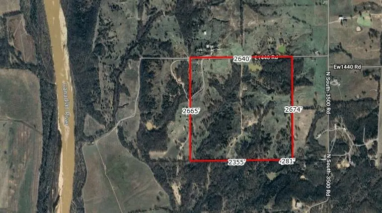 Front exterior — EW 1440 Road, Konawa, OK 74849