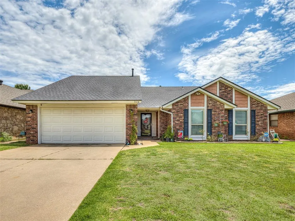 Front exterior — 3116 S David Drive, Oklahoma City, OK 73159