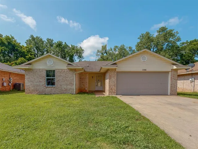 Front exterior — 1106 Foggy Bottom Road, Tecumseh, OK 74873