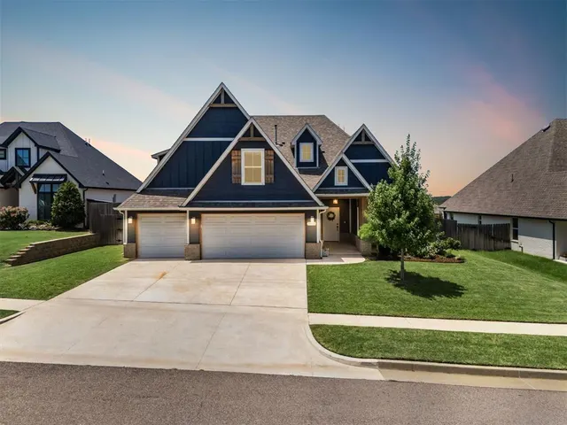 Front exterior — 3025 Cedar Springs Court, Arcadia, OK 73007