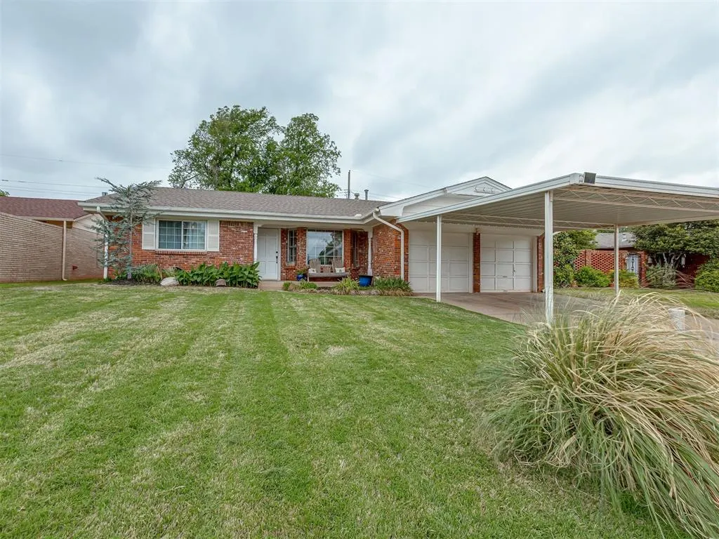 Front exterior — 8429 Arlington Drive, Oklahoma City, OK 73132