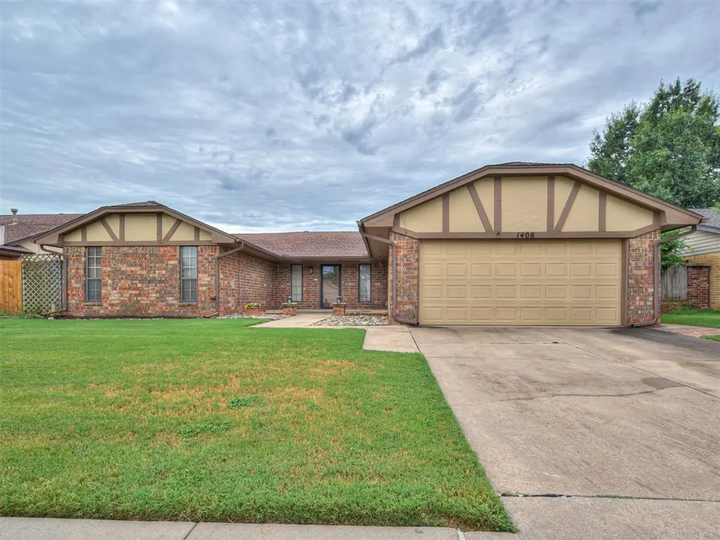Front exterior — 1408 SW 93RD Street, Oklahoma City, OK 73139