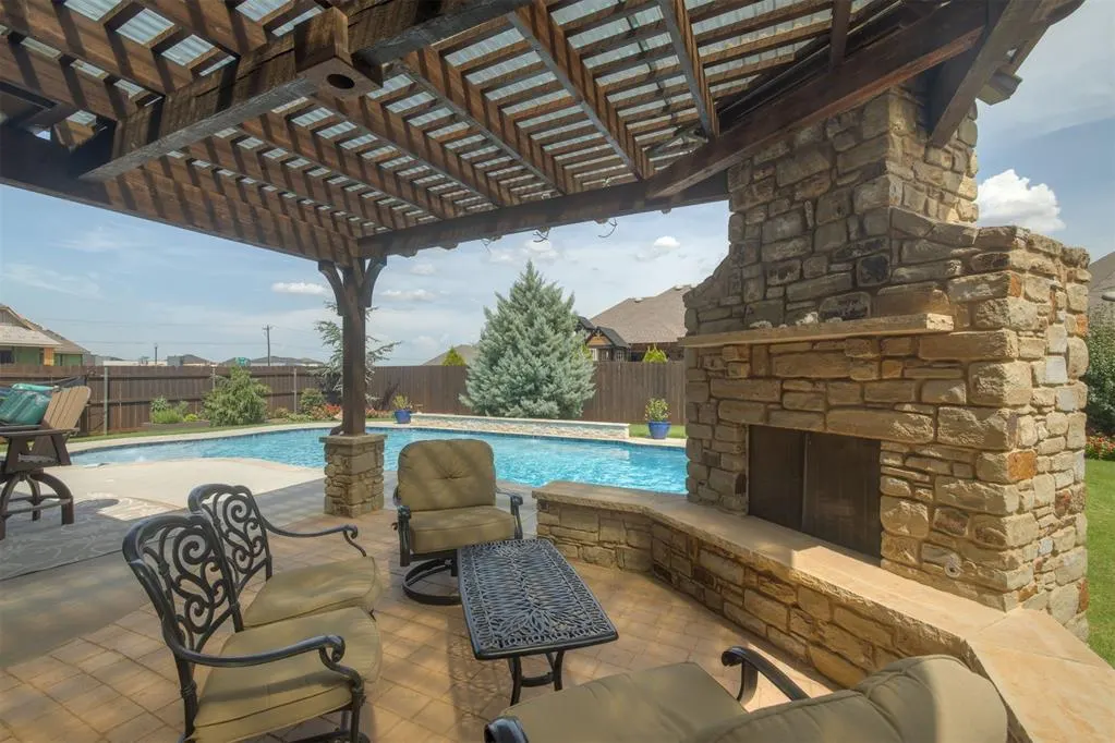 Front exterior — 14916 Stone Manor Drive, Oklahoma City, OK 73142