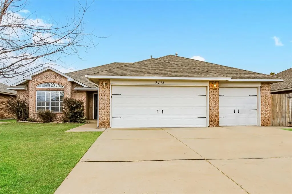 Front exterior — 8113 Greer Way, Oklahoma City, OK 73132
