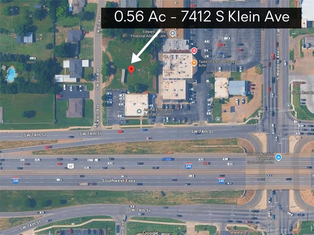Front exterior — 7412 S Klein Avenue, Oklahoma City, OK 73139