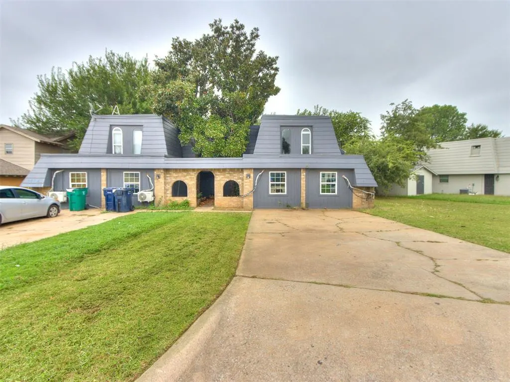 Front exterior — 6814 Lancer Lane, Oklahoma City, OK 73132