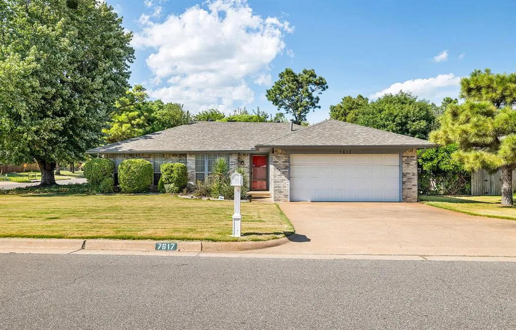 Front exterior — 7617 Kathryn Way, Oklahoma City, OK 73162