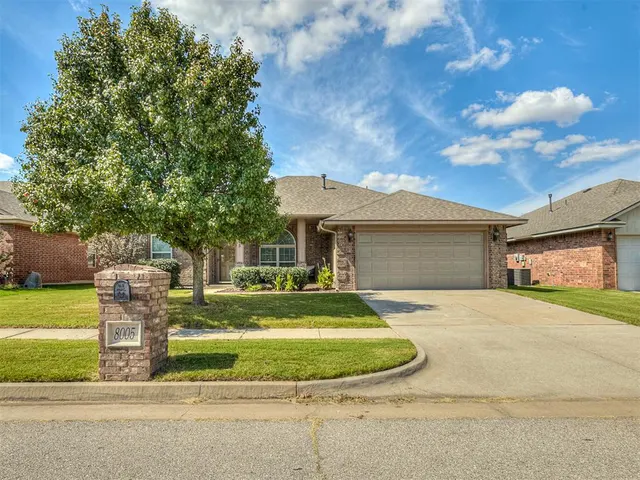Front exterior — 8005 John Robert Drive, Oklahoma City, OK 73135