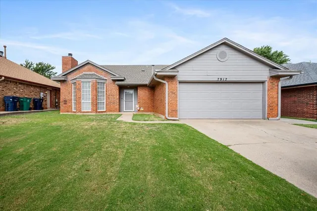 Front exterior — 7917 Wilshire Ridge Drive, Oklahoma City, OK 73132