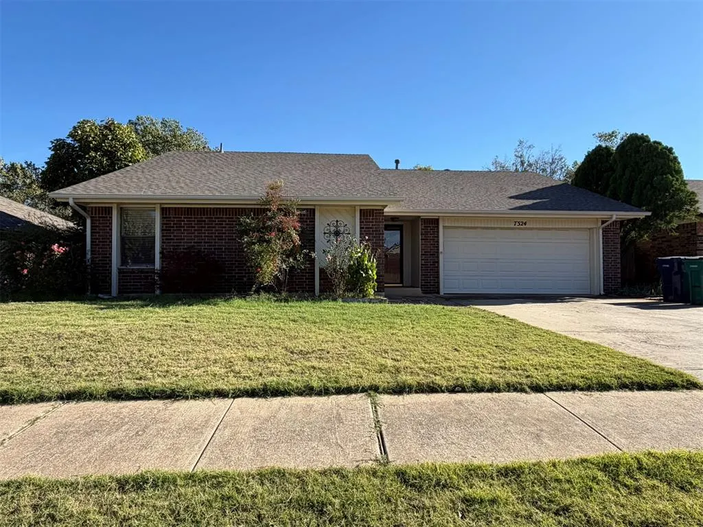 Front exterior — 7324 WALNUT CREEK Drive, Oklahoma City, OK 73142