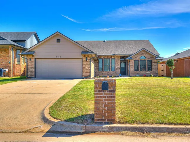 Front exterior — 8404 Pinewood Drive, Oklahoma City, OK 73135