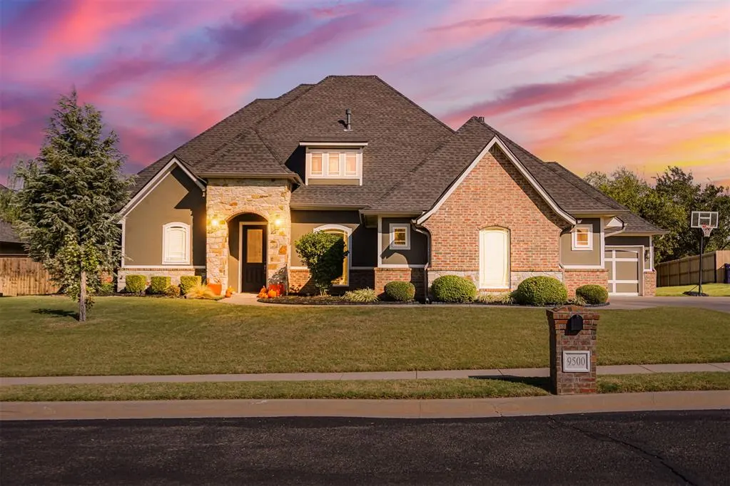 Front exterior — 9500 Russell Drive, Yukon, OK 73099
