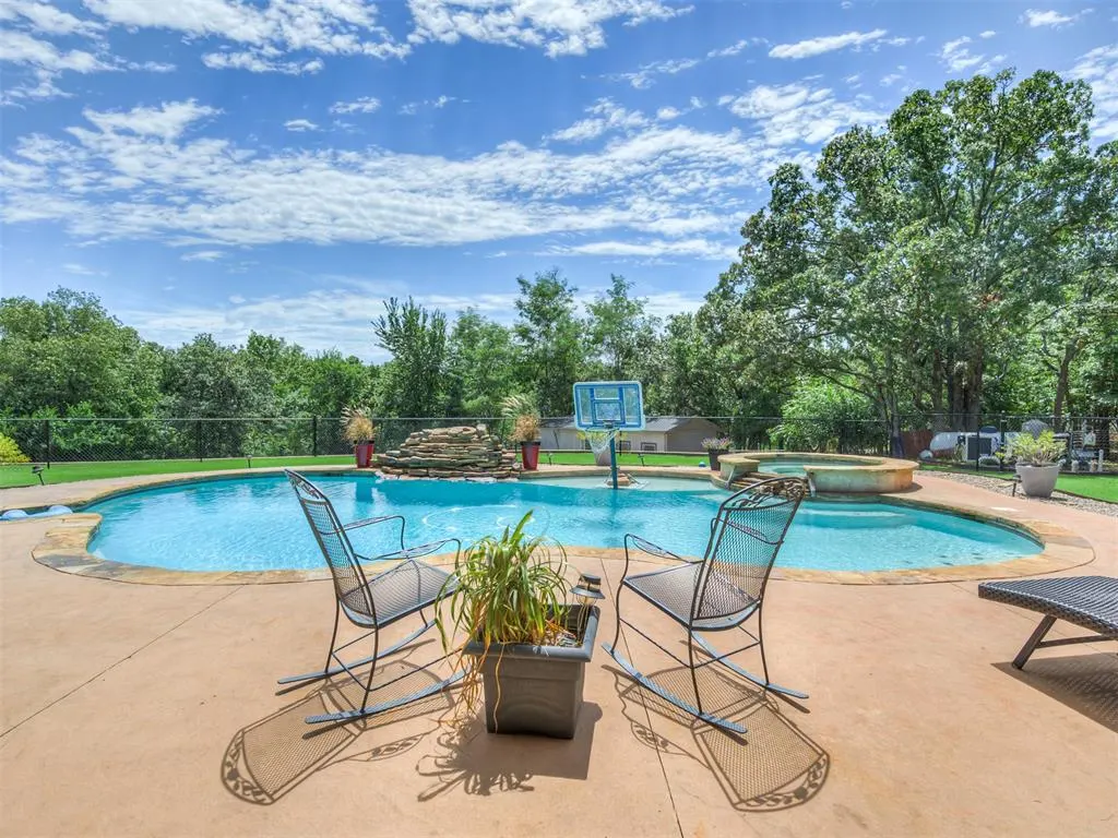 Front exterior — 18700 HICKORY HOLLOW Drive, Harrah, OK 73045