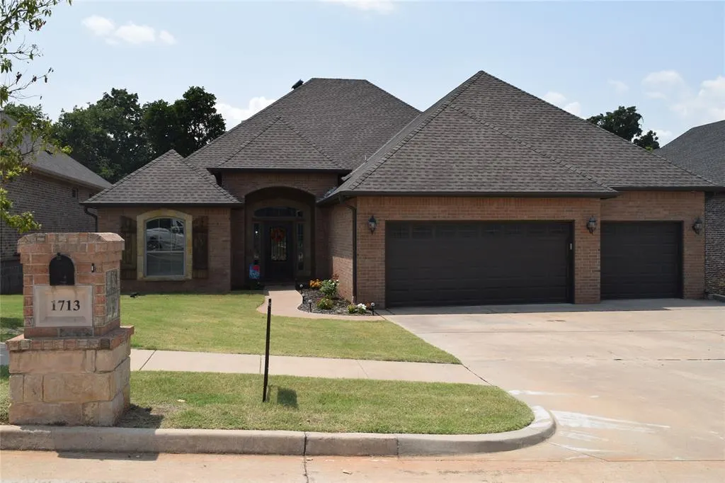 Front exterior — 1713 Rain Tree Lane, Midwest City, OK 73130