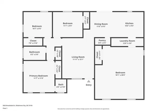 Photo 2 — 5025 Brookdale Drive, Oklahoma City, OK 73135